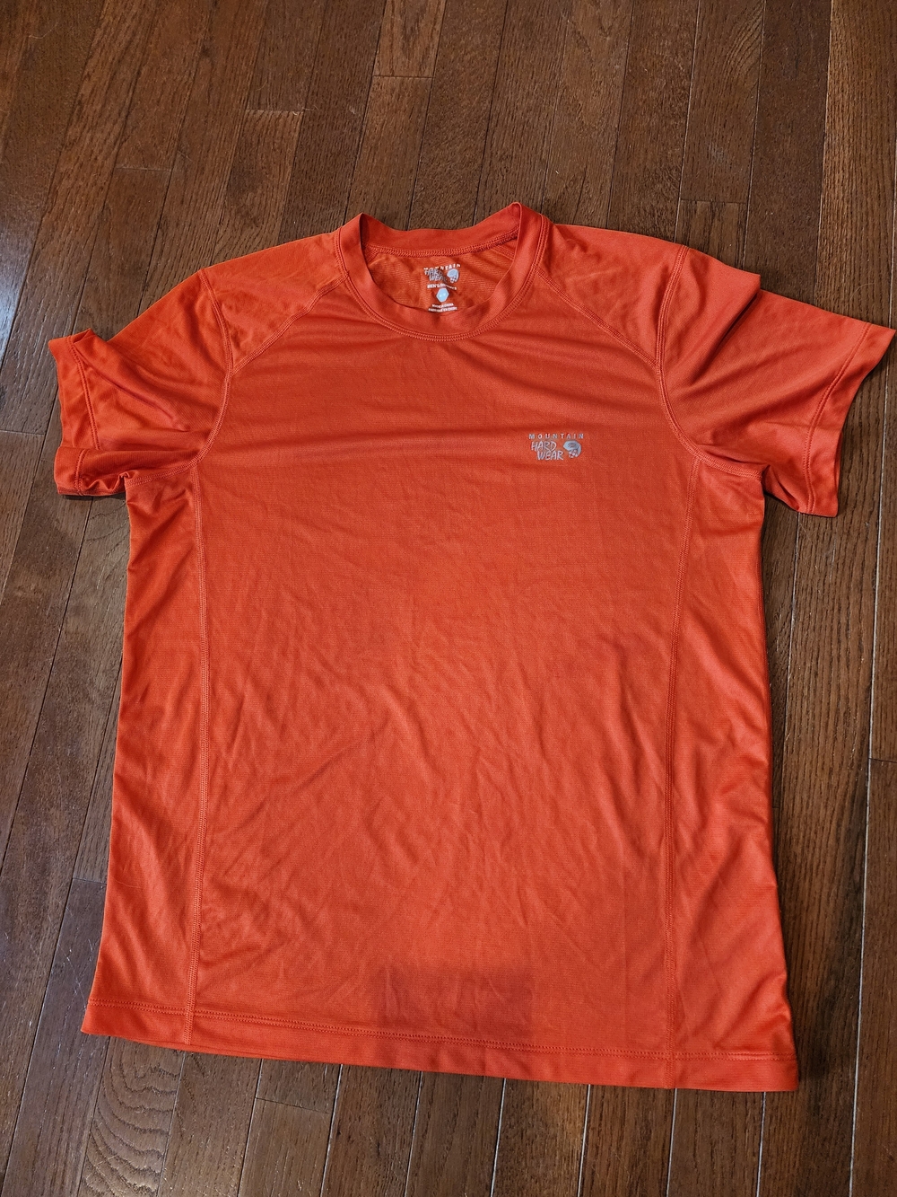 Mountain Hardwear Men's Orange Short-Sleeve Performance Tee
